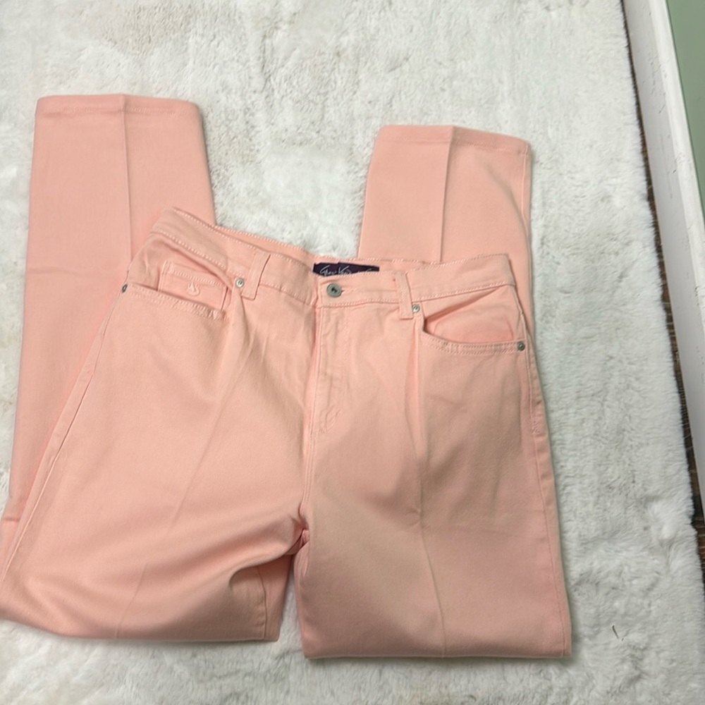 Gloria Vanderbilt blush denim jeans Amanda size 12